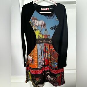Desigual girls dress size 7-8